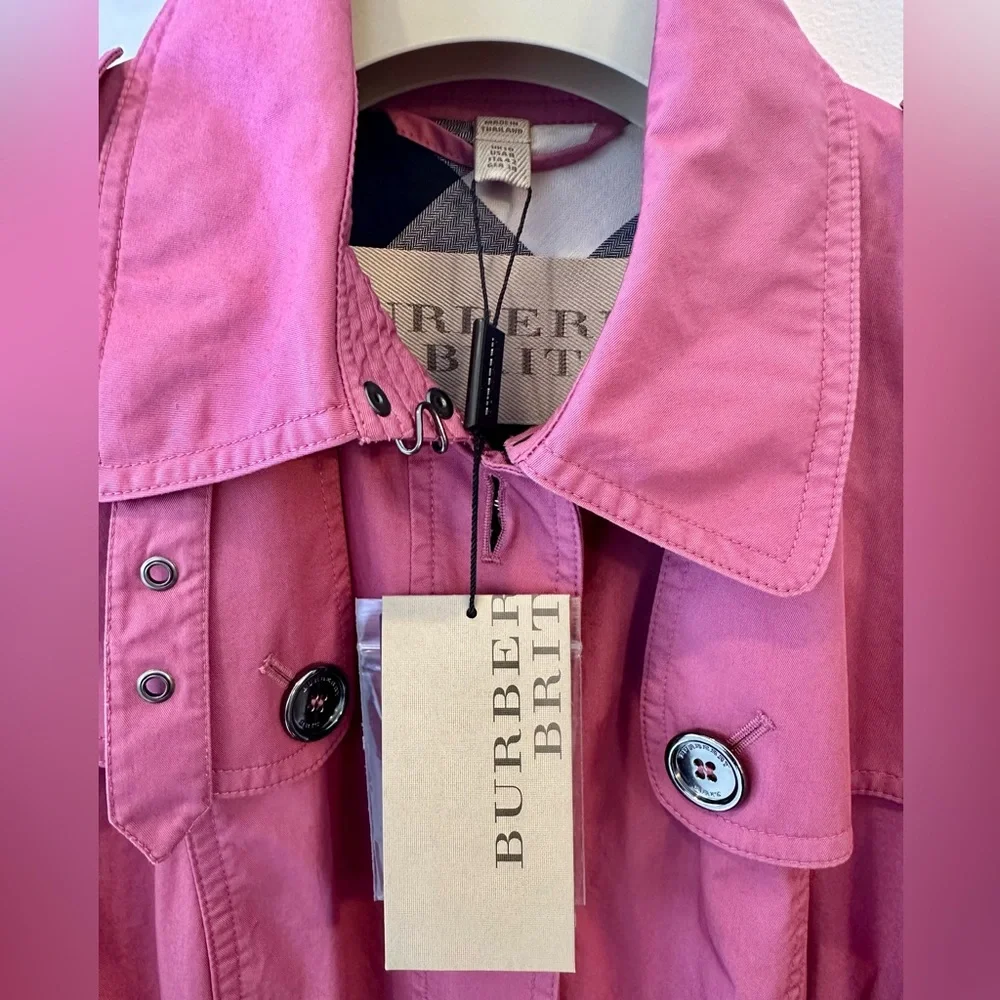 Burberry Brit Women’s Trench Coat-New With Tags! - Picture 6 of 16